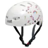 Capacete Kraft Bike/Skate Unicórnio Branco.