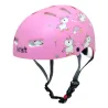 Capacete Kraft Bike/Skate Unicórnio Rosa.