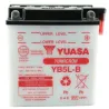 BATERIA YUASA YB5L-B 5Ah XTZ 125 / Crypton / Zig 110 / Traxx Star 50 / Sky 110 / Hunter 90.