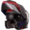 Capacete X11 Turner Prisma Azul/Vermelho.