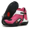 Bota Atron Shoes 271 As95 Rosa/Branco.