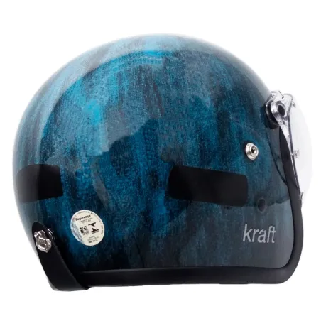 Capacete Kraft Old School Riscado Todas As Cores.