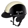 Capacete Kraft Esporte Semi Revestido Preto/Bege