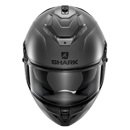 Capacete Shark Spartan Gt Blank Cinza Fosco AMA.