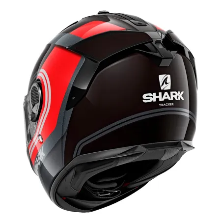 Capacete Shark Spartan Gt Tracker Preto/Vermelho KRS.