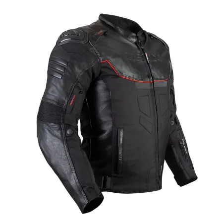 Jaqueta Masculina Texx Falcon V2 Preta/Vermelha.