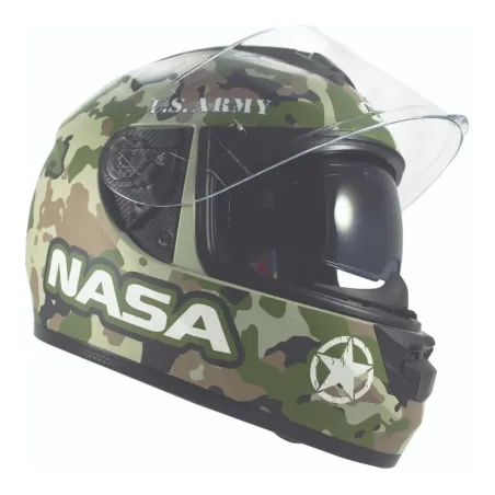 Capacete Nasa Ns 901 Army Todas as Cores.