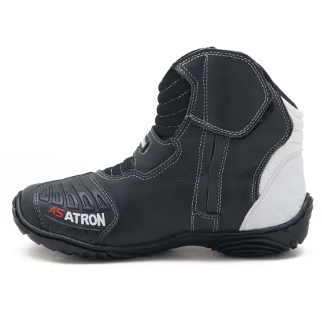 Bota Atron Shoes As Racing Preta/Branca/Camuflada.