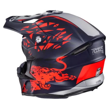 Capacete HJC I50 Red Bull Preto/Vermelho.