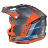 Capacete HJC I50 Flux Preto/Laranja/Cinza/Azul.