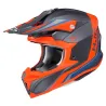 Capacete HJC I50 Flux Preto/Laranja/Cinza/Azul.