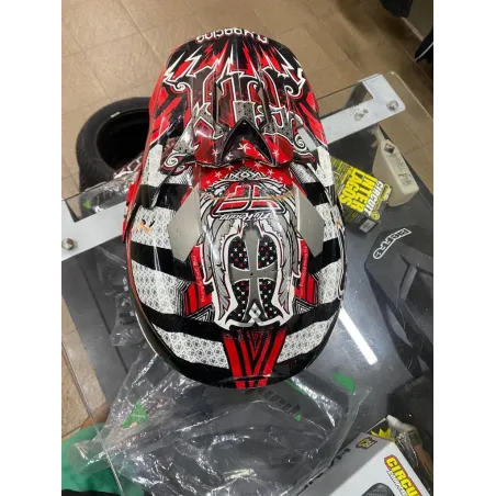 Capacete Fly Racing Vermelho (Usado).