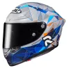 Capacete HJC Rpha 1 Pol Espargaro Preto/Azul.