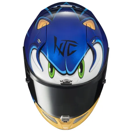 Capacete HJC Rpha 11 Sonic Sega Azul.