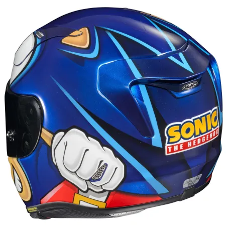 Capacete HJC Rpha 11 Sonic Sega Azul.