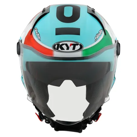 Capacete Kyt D City Dennis Foggia Leopard (Viseira Solar).