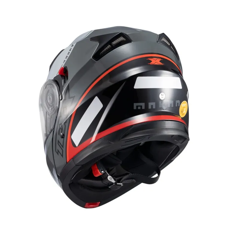 Capacete Moto Texx Gladiator V3 Reisen Escamoteavel Vermelho em