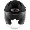 Capacete Kyt Nf J Plain Preto Fosco (Viseira Solar).