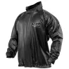 Conjunto Chuva Pvc c/ Gola Delta Preto.