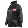 Conjunto Chuva Pvc c/ Gola Feminino Delta Preto.