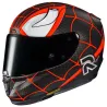 Capacete HJC Rpha 11 Homem Aranha Miles Morales Preto/Vermelho.