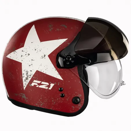 Capacete Peels F-21 Old Tank Todas as Cores + Smart Trip.