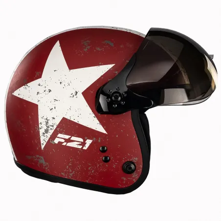 Capacete Peels F-21 Old Tank Todas as Cores + Smart Trip.