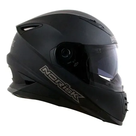 Capacete Norisk FF302 Soul Monocolor Preto Fosco (Viseira Solar).