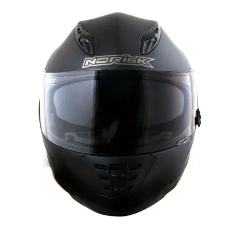 Capacete Norisk FF302 Soul Monocolor Preto Fosco (Viseira Solar).