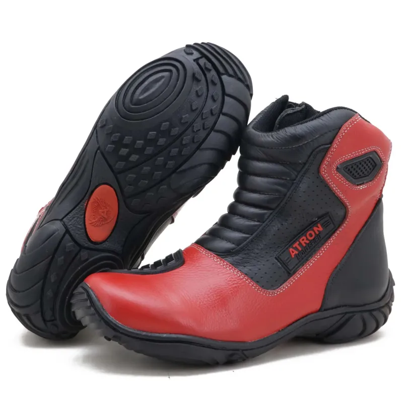 Bota Atron Shoes As Spirit 410 Vermelha (Couro).