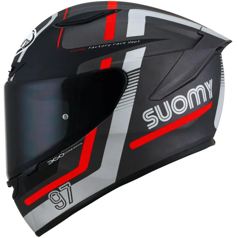 Capacete Suomy Track 1 Ninety Seven Todas as Cores (Tricarboco).