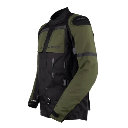 Jaqueta Masculina Texx Armor Preta/Verde.