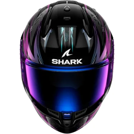 Capacete Shark D Skwal 3 Blast-R Preto/Azul KGX.