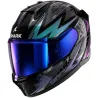 Capacete Shark D Skwal 3 Blast-R Preto/Azul KGX.