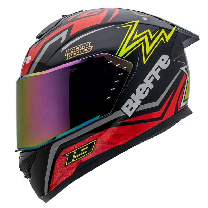 Capacete Bieffe B-12 Qtr Todas As Cores (Viseira Extra).