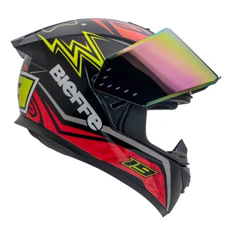 Capacete Bieffe B-12 Qtr Todas As Cores (Viseira Extra).