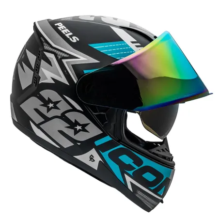 Capacete Peels Icon Sv Rt Todas as Cores (Viseira Extra).