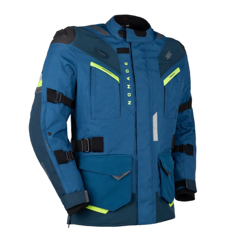 Jaqueta Masculina Texx Nomade Azul/Verde.