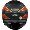 Capacete Ls2 FF800 Storm Foggy Preto/Vermelho Fosco (Viseira Solar).