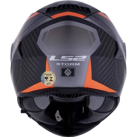 Capacete Ls2 FF800 Storm Racer Laranja Fosco (Viseira Solar).