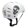 Capacete Kraft Bike / Skate Caveira Branco Fosco.