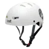 Capacete Kraft Bike / Skate Caveira Branco Fosco.