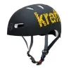 Capacete Kraft Bike/Skate Kraft Preto/Amarelo.