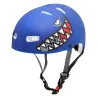 Capacete Kraft Bike/Skate Tubarão Azul.