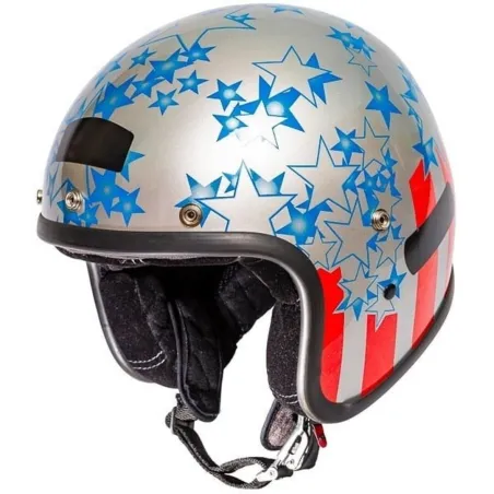 Capacete Kraft Old School America Todas as Cores.