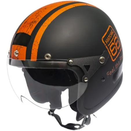 Capacete Kraft Old School Historic 66 Todas As Cores.