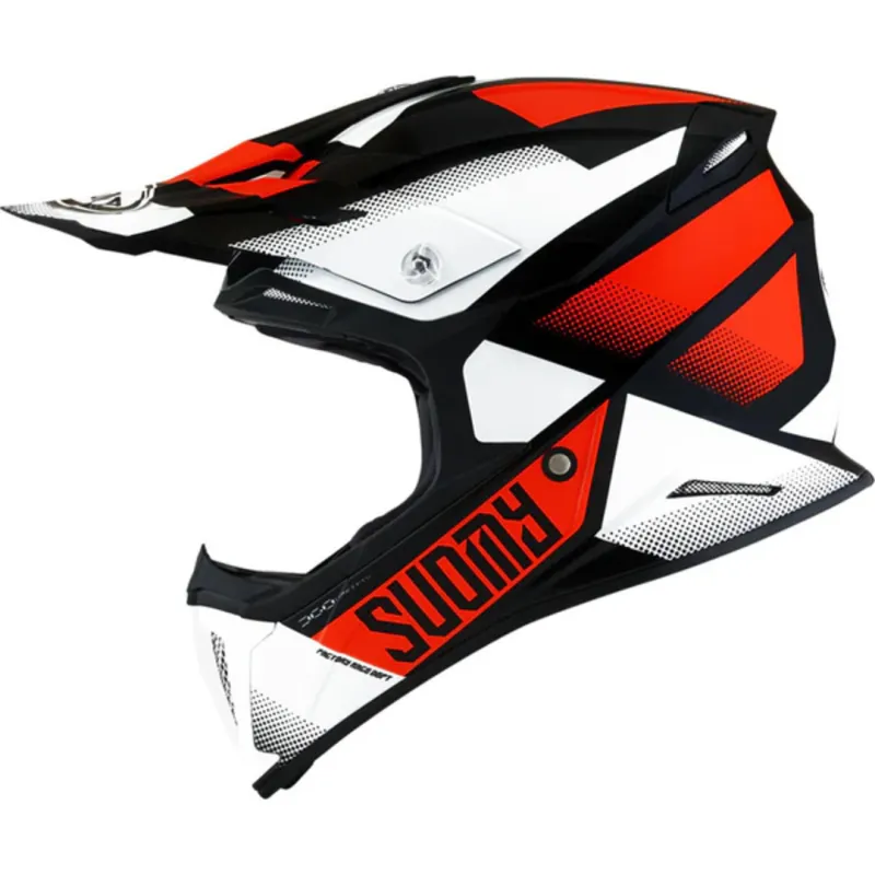 Capacete Suomy X Wing Grip Preto/Laranja.