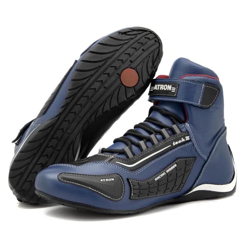 Sapatilha p/ Kart Atron Shoes 313 Azul (Couro).