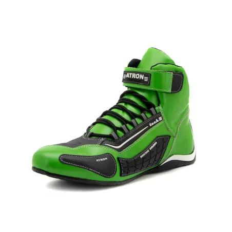 Sapatilha p/ Kart Atron Shoes 313 Verde (Couro).