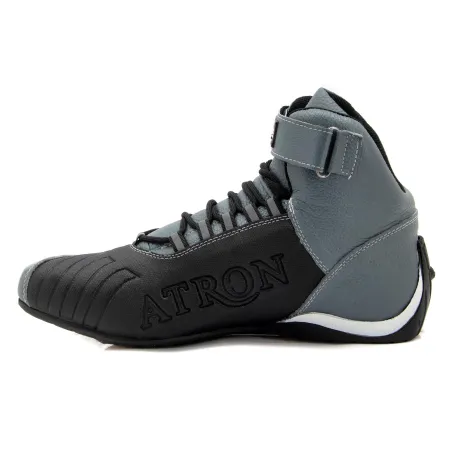 Sapatilha p/ Kart Atron Shoes 313 Cinza (Couro).